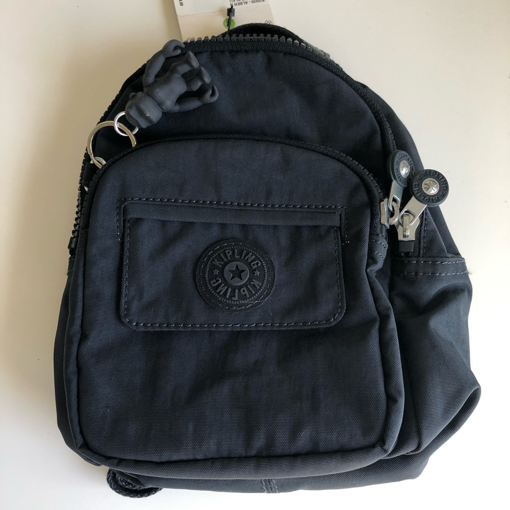 Navy Blue Kipling Mini Backpack